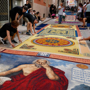 Alfombras de serrín